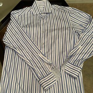 Bugatchi fine dress shirt Mens 16/40